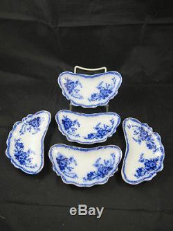 Johnson Bros Set of 5 RIchmond Flow Blue Bone Dishes