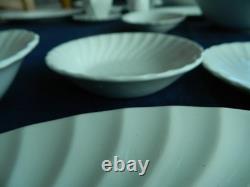 Johnson Bros. Snowhite Regency Set for (4) With 8 Serving Pieces