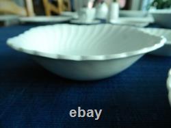 Johnson Bros. Snowhite Regency Set for (4) With 8 Serving Pieces Johnson Bros. Snowhite Regency Set for (4) With 8 Serving Pieces