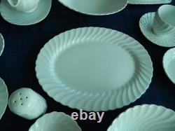 Johnson Bros. Snowhite Regency Set for (4) With 8 Serving Pieces