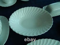 Johnson Bros. Snowhite Regency Set for (4) With 8 Serving Pieces