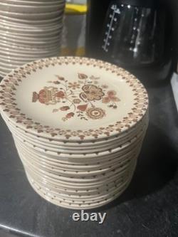 Johnson Bros Stafford Shire Jamestown Hand Engraving Dinnerware Set (110pcs)