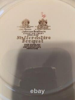 Johnson Bros Staffordshire Bouquet milticolor fine china set