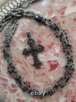 Johnson Bros Strawberry Fair Oval Tray Mosaic Handmade Cross Beige Red Black