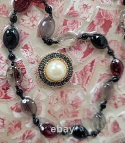 Johnson Bros Strawberry Fair Oval Tray Mosaic Handmade Cross Beige Red Black