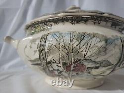 Johnson Bros Sugar Maple The Friendly Village Soup Tureen Lid Ladle