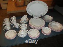 Johnson Bros. Summer Chintz Earthenware, Service For 6 46 Pcs