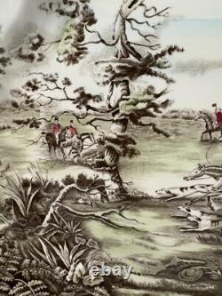 Johnson Bros Tally Ho View Halloo Serving Platter Round 14.25 Made In England