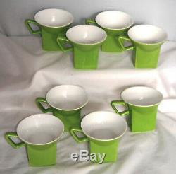 Johnson Bros Tea Set Apple Lime Green MID Century Modern England