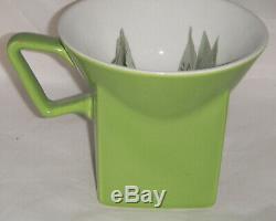 Johnson Bros Tea Set Apple Lime Green MID Century Modern England