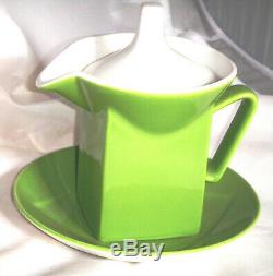 Johnson Bros Tea Set Apple Lime Green MID Century Modern England