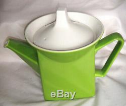 Johnson Bros Tea Set Apple Lime Green MID Century Modern England