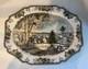 Johnson Bros'the Friendly Village' 20 Oval Serving Platter Excellent