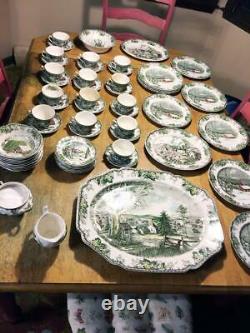 Johnson Bros. The Friendly Village Dinner Set 8 Piece plus spares and extras