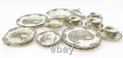 Johnson Bros The Friendly Village Made in England Stamp Dinner Service Set +