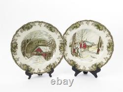 Johnson Bros The Friendly Village Made in England Stamp Dinner Service Set +