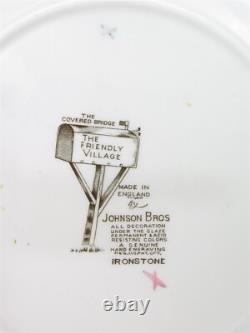 Johnson Bros The Friendly Village Made in England Stamp Dinner Service Set +