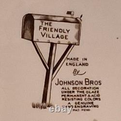 Johnson Bros The Friendly Village Oval Platter Transferware Made in England