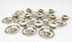Johnson Bros'the Friendly Village' Set Of 11 Teacups & Saucers Ice House Scene