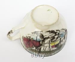 Johnson Bros'The Friendly Village' Set of 11 Teacups & Saucers Ice House Scene