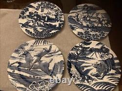 Johnson Bros, Tiffany Menagerie Plates Set of 4