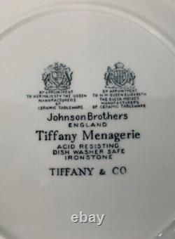 Johnson Bros, Tiffany Menagerie Plates Set of 4