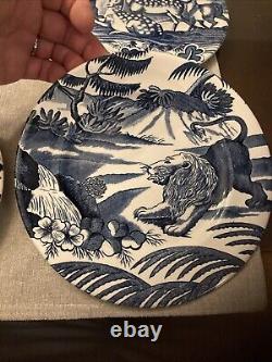 Johnson Bros, Tiffany Menagerie Plates Set of 4