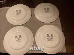 Johnson Bros, Tiffany Menagerie Plates Set of 4