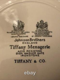 Johnson Bros, Tiffany Menagerie Plates Set of 4