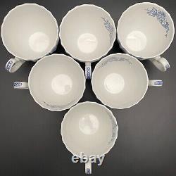 Johnson Bros Tulip Time Tea & Crumpet Snack Set for 6 Made in England 20 Pieces