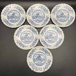 Johnson Bros Tulip Time Tea & Crumpet Snack Set for 6 Made in England 20 Pieces