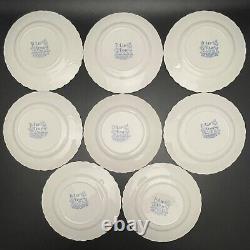 Johnson Bros Tulip Time Tea & Crumpet Snack Set for 6 Made in England 20 Pieces