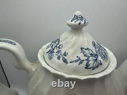 Johnson Bros Tulip Time Teapot Vintage