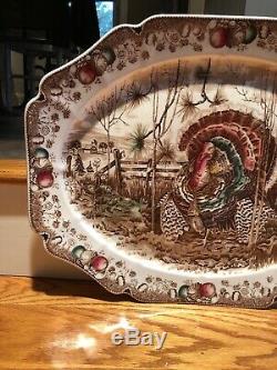 Johnson Bros Turkey Thanksgiving Platter 20 Exc