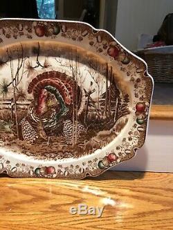 Johnson Bros Turkey Thanksgiving Platter 20 Exc