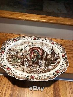 Johnson Bros Turkey Thanksgiving Platter 20 Exc