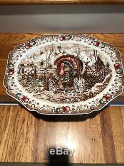 Johnson Bros Turkey Thanksgiving Platter 20 Exc