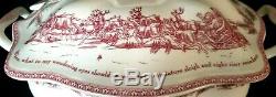 Johnson Bros Twas The Night Before Christmas Covered Tureen Casserole Dish Nwob