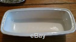 Johnson Bros VINTAGE Friendly Village Covered Bridge Butter Dish OLD MARK NM