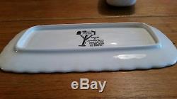 Johnson Bros VINTAGE Friendly Village Covered Bridge Butter Dish OLD MARK NM