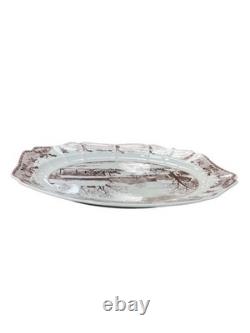 Johnson Bros. Vintage Historic America Thanksgiving Ceramic Tray SKU 9589