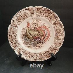 Johnson Bros Wild Turkey Native American WIndsor Ware 8 Salad Plate READ