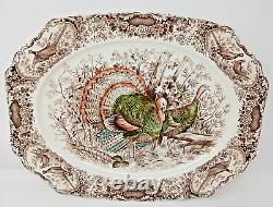Johnson Bros Wild Turkey Windsor Ware Native American 20 X 16 Serving Platter