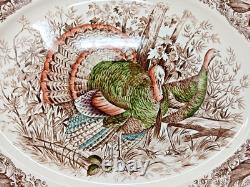 Johnson Bros Wild Turkey Windsor Ware Native American 20 X 16 Serving Platter