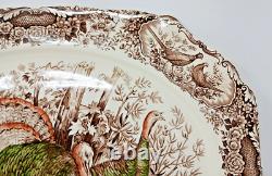 Johnson Bros Wild Turkey Windsor Ware Native American 20 X 16 Serving Platter