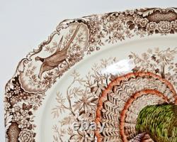 Johnson Bros Wild Turkey Windsor Ware Native American 20 X 16 Serving Platter