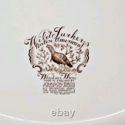 Johnson Bros Wild Turkey Windsor Ware Native American 20 X 16 Serving Platter