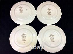 Johnson Bros Wild Turkeys Native American Dinner Plates 11 Set 4 Windsor Ware