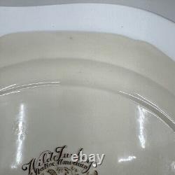 Johnson Bros Wild Turkeys Native American Windsor Ware England 17 X 14Platter