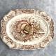 Johnson Bros Wild Turkeys Native American Windsor Ware England 20x16 Platter